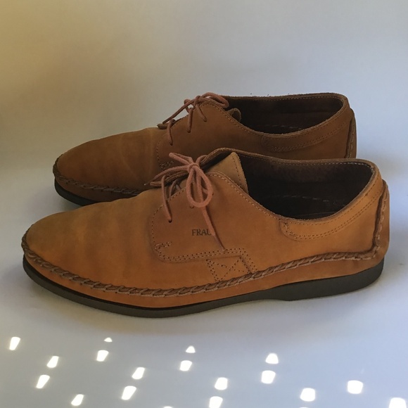 Frau Italian Leather Shoes Men’s Size 42 EU 8 1/2 US Brown Footwear Italy - Picture 14 of 15